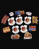  Bộ Sticker All-stars (14 nhãn) 