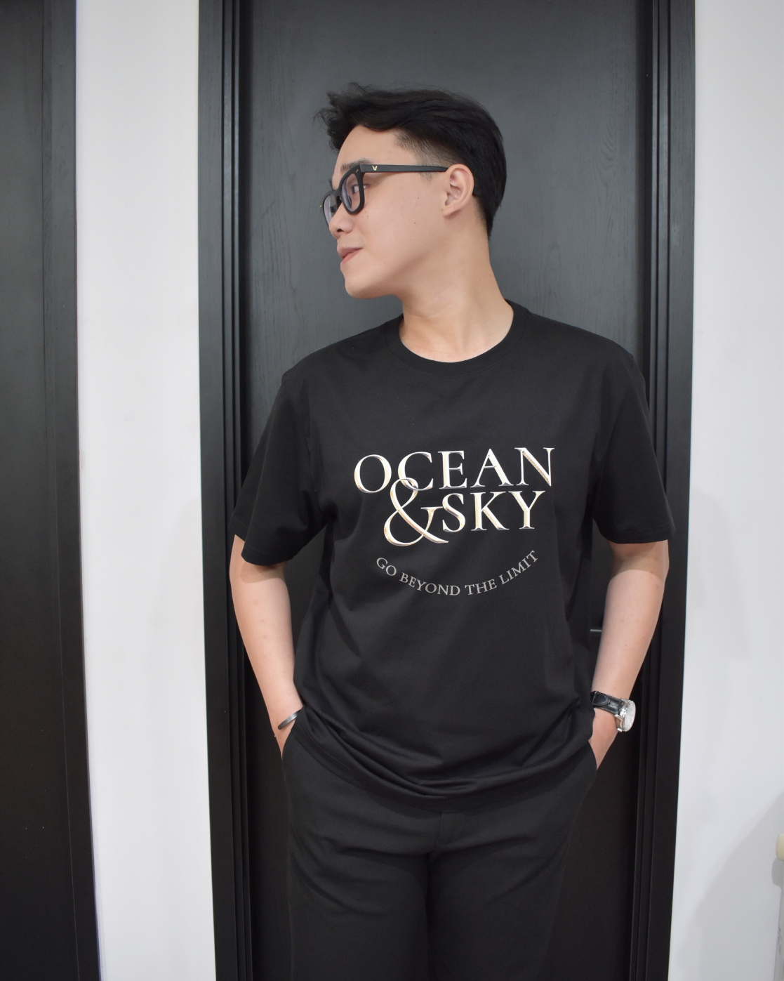  Áo thun Ocean & Sky - Text 