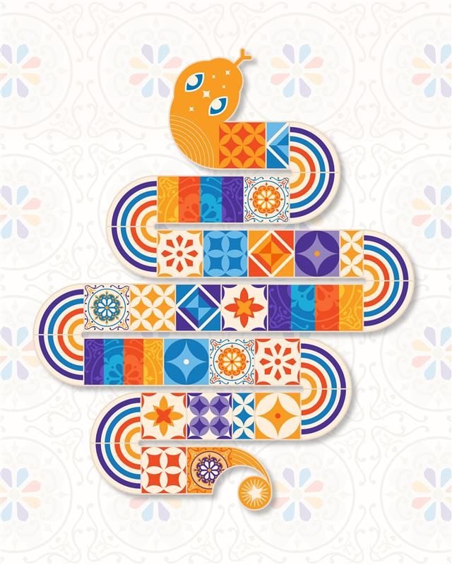  Sticker UV DTF Tỵ sự hanh thông 7cm (1 cái) 