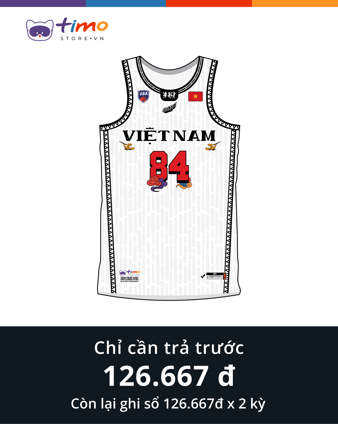  3x3.EXE SUPER PREMIER 2025 VIET NAM | Fan Jersey "Tinh khôi Việt Nam" 