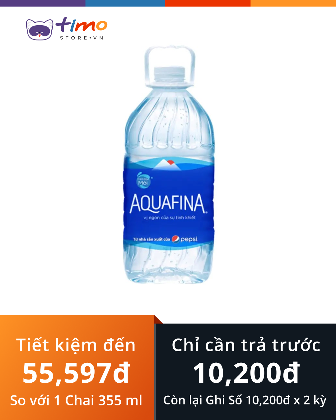  Nước tinh khiết Aquafina (Chai 5L) 
