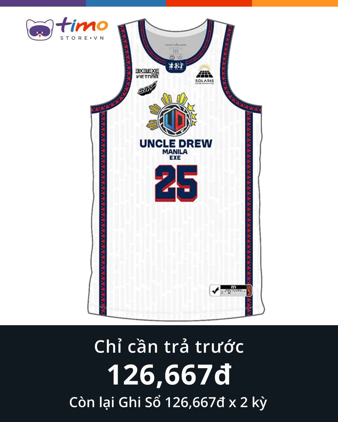  3x3.EXE PREMIER 2025 | Uncle Drew Fan Jersey White 