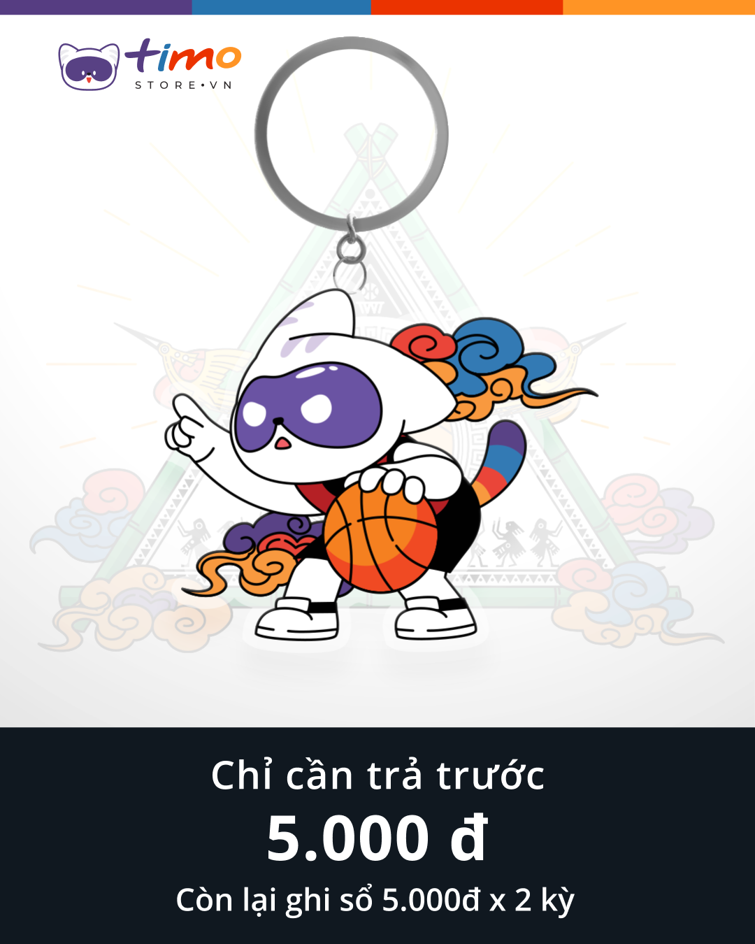  Móc khóa Tomi Em Vi Pi (1 cái) 