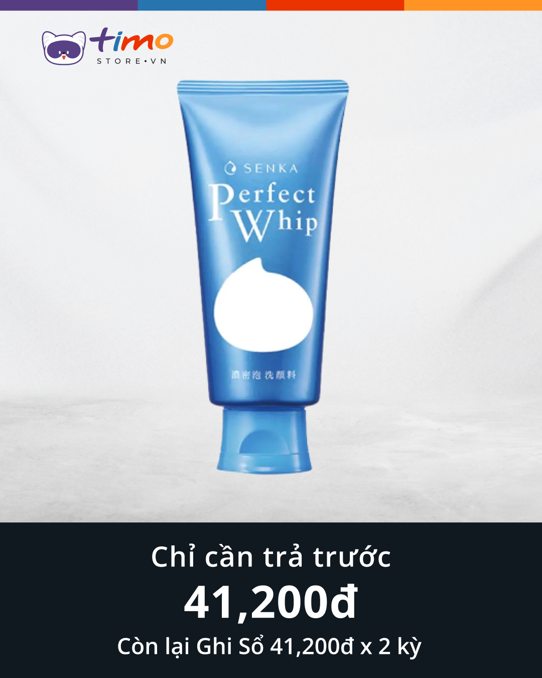  Sữa Rửa Mặt Senka Perfect Whip (Tuýp 120gr) 