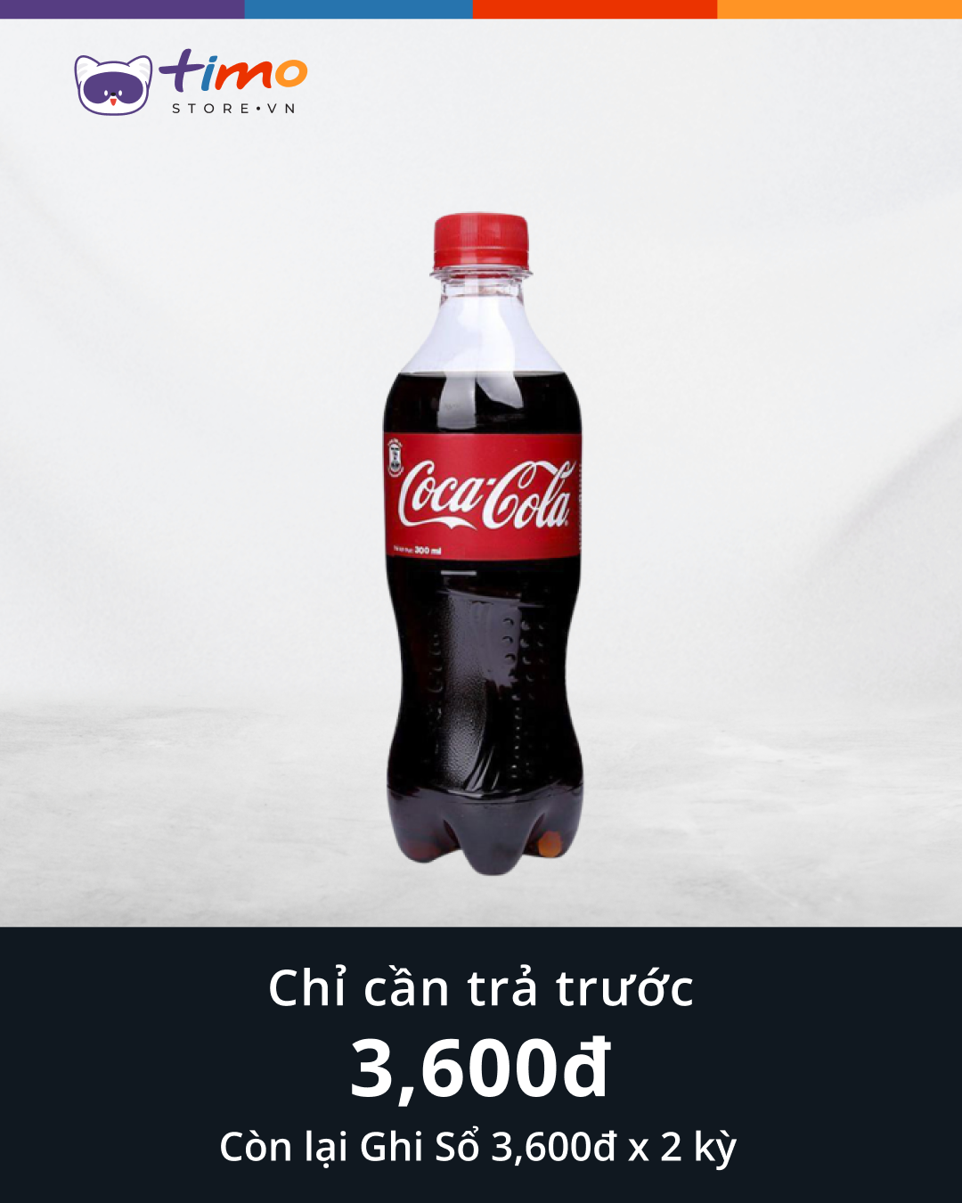  Nước giải khát Coca Cola (Chai  300ml) 