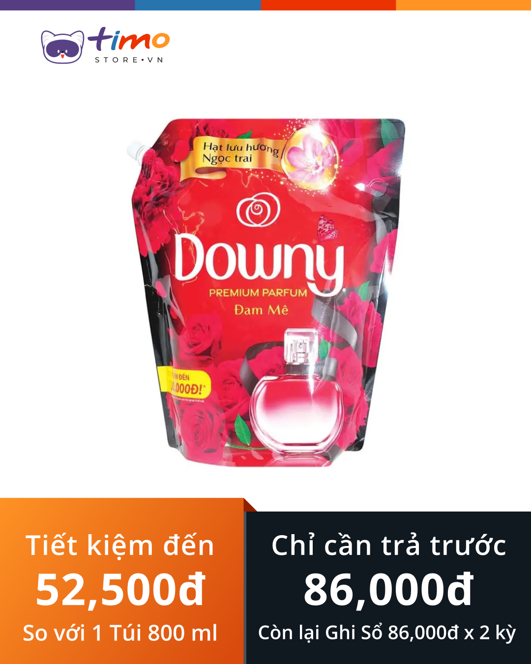  Nước Xả Downy Đam Mê (Túi 3L) 