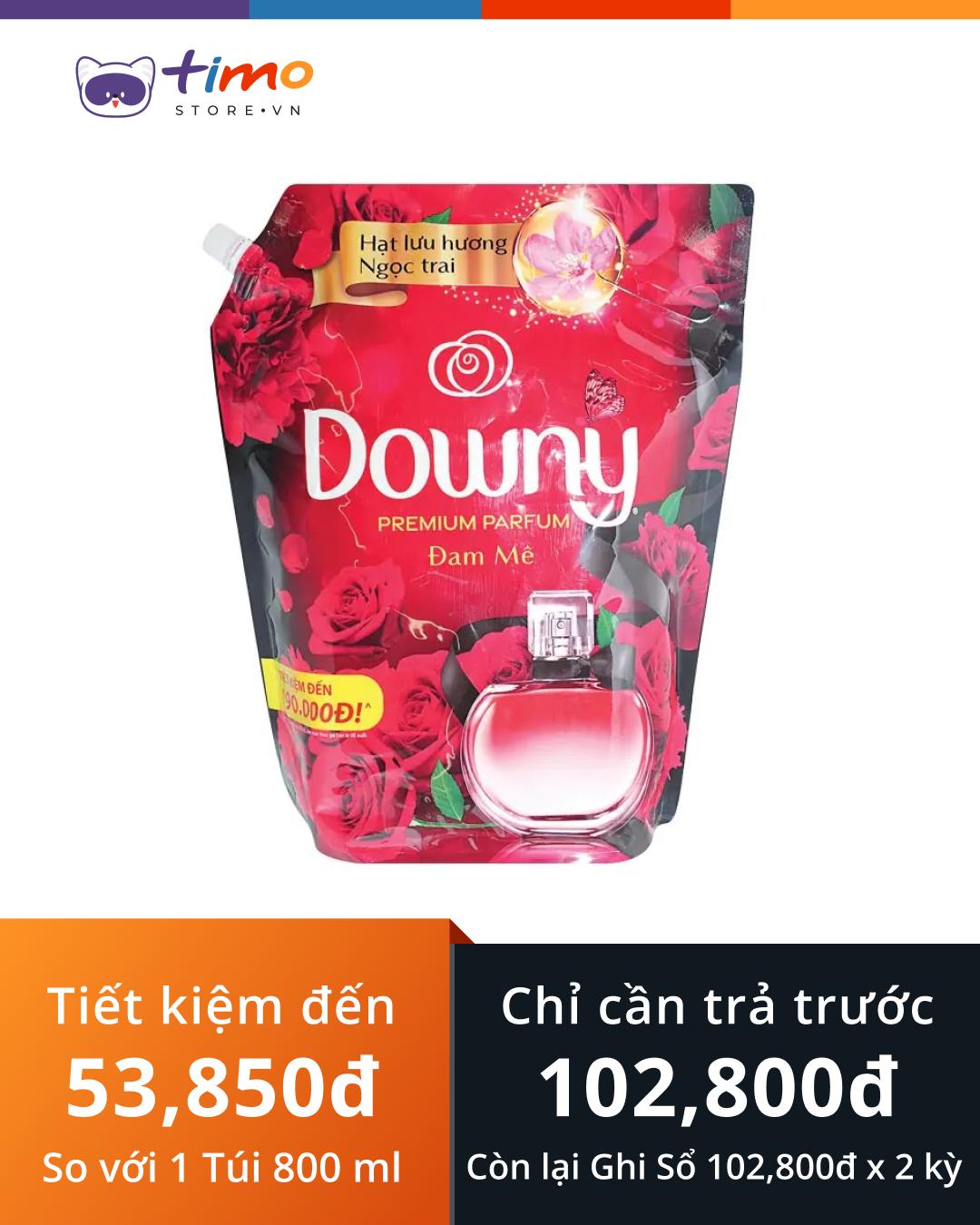  Nước Xả Downy Đam Mê (Túi 3,5L) 