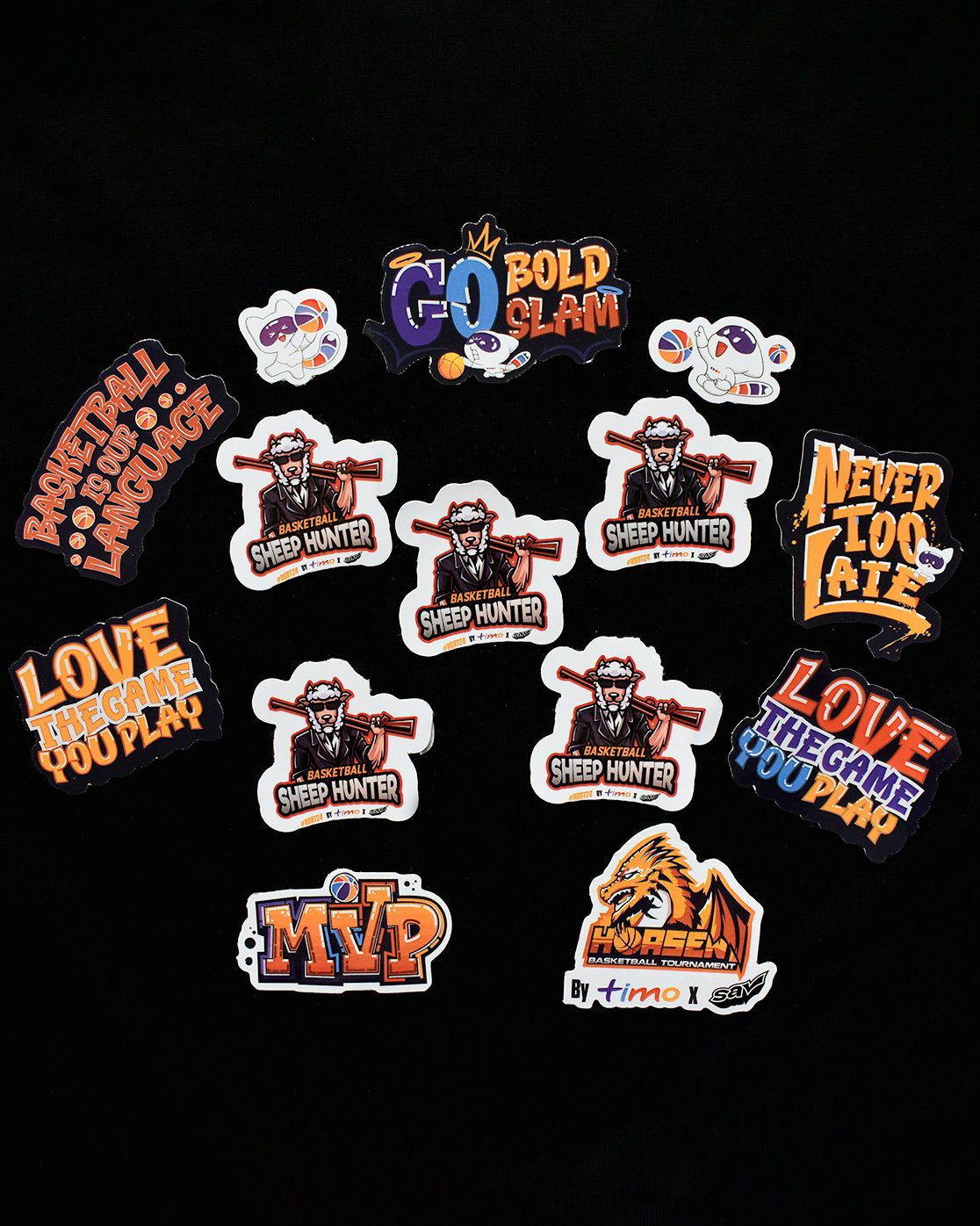  Bộ Sticker All-stars (14 nhãn) 