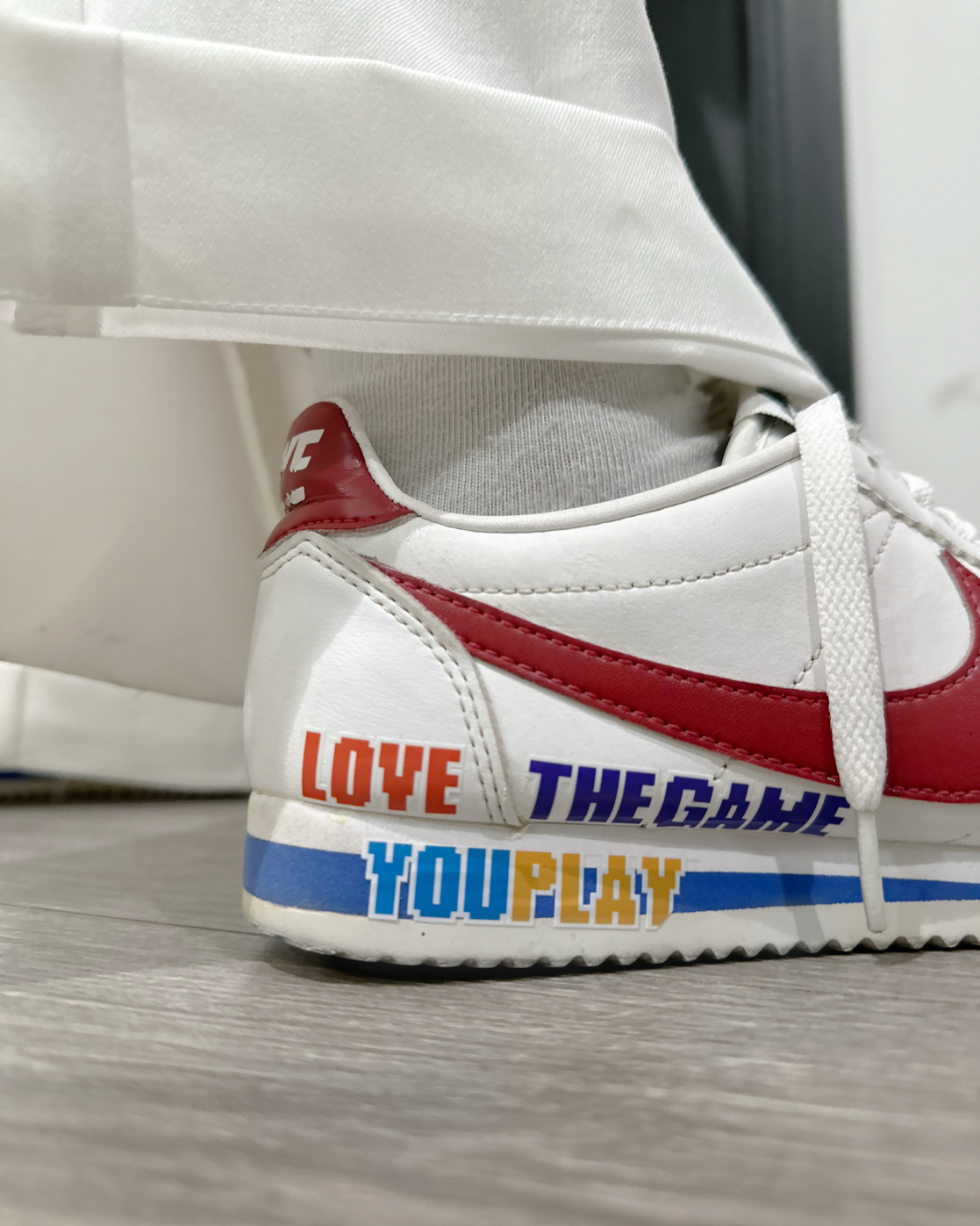  Sticker UV DTF Love the Game you play (1 cái) 
