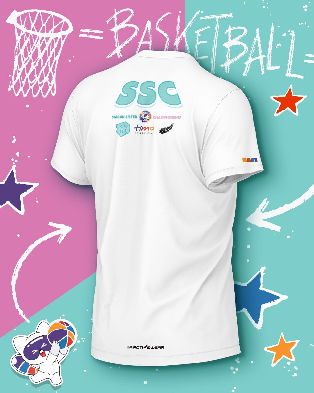  Áo thun thể thao Love the game you play SSC by Timo x SA 