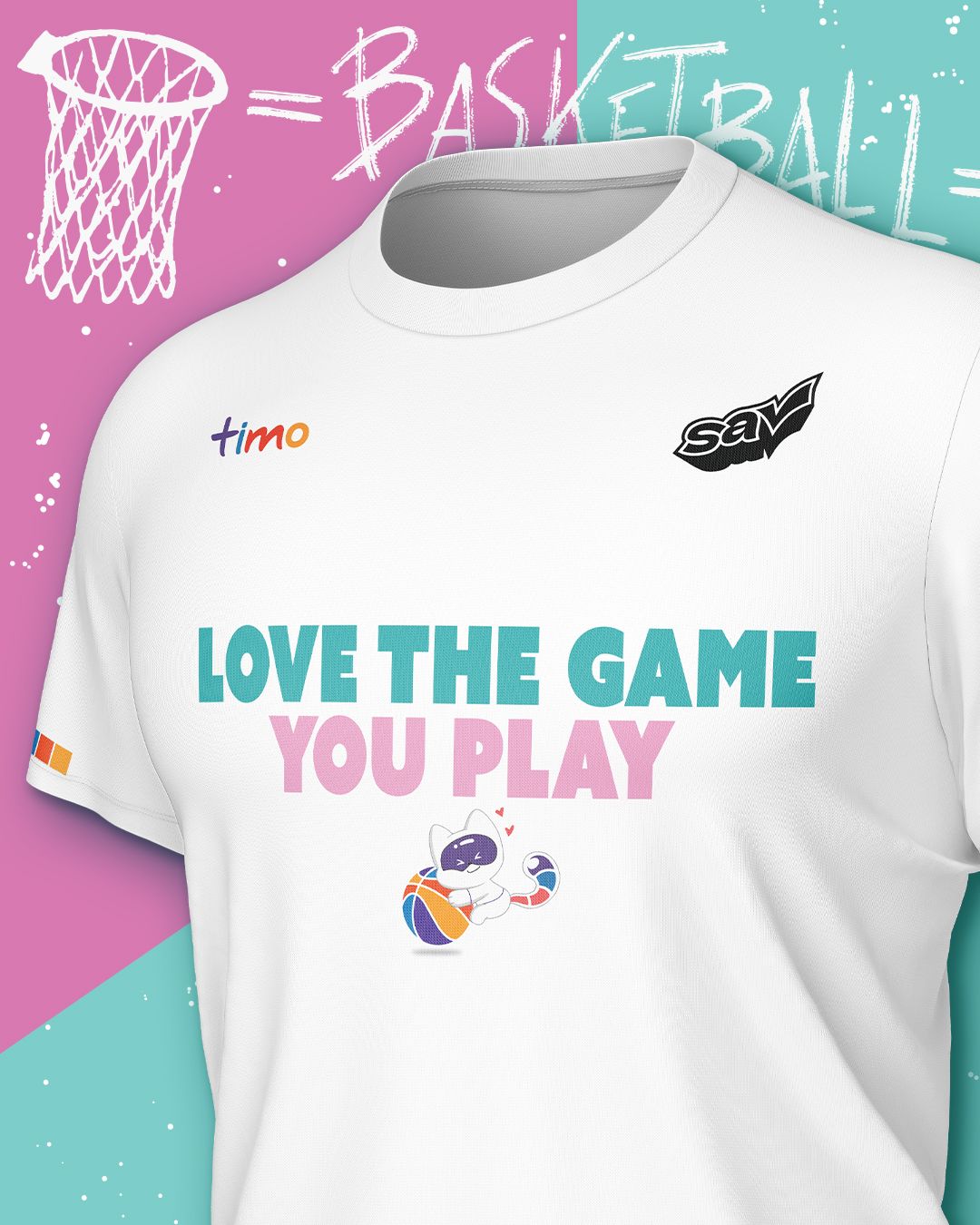  Áo thun thể thao Love the game you play SSC by Timo x SA 