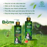  [Combo] Dầu xả và Dầu gội Biotin, ngăn gàu, giảm rụng tóc, phục hồi tóc hư tổn, giúp tóc bồng bềnh bóng mượt 