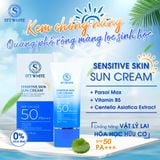  Kem chống nắng cao cấp, kết hợp giữa Dược Phẩm và Mỹ Phẩm quang phổ rộng màng lọc sinh học Sensitive Skin Sun Cream 
