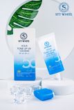  Kem chống nắng, dưỡng da trắng sáng Stt White Aqua Tone Up Uv Suncream SPF 50+PA+++ 50gr 