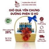  Giỏ yến chưng Đường Phèn Yến Dương 12 Hũ/Giỏ 