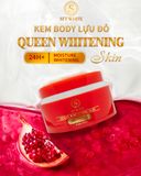  Kem body Lựu Đỏ, kem dưỡng trắng da toàn thân Queen Whitening Skin 200gr 