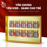  Yến Kids - Yến chưng sẵn nguyên chất cho bé ăn ngon 70ml - 10 hũ/hộp 