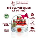  Giỏ yến chưng Kỷ Tử Yến Dương 18 Hũ/Giỏ 