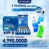  Nước Uống Nelumbo White NMN E&A - STT WHITE (Hộp 10 lọ) 