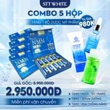  Nước Uống Nelumbo White NMN E&A - STT WHITE (Hộp 10 lọ) 