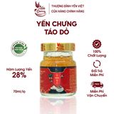  Yến chưng Táo Đỏ nguyên chất, yến hủ chưng sẵn 70ml - 6 hũ/hộp 