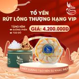  Yến tổ VIP, Tổ yến rút lông thượng hạng, nguyên tổ 100g 