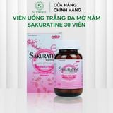  Viên uống hỗ trợ trắng da Collagen, Glutathione, Vitamin E, thực phẩm chức năng Sakuratine Whitening 30 viên 