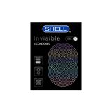  Bao cao su Shell Invisible - Siêu mỏng, chống tuột, kéo dài thời gian - Hộp 3 cái 