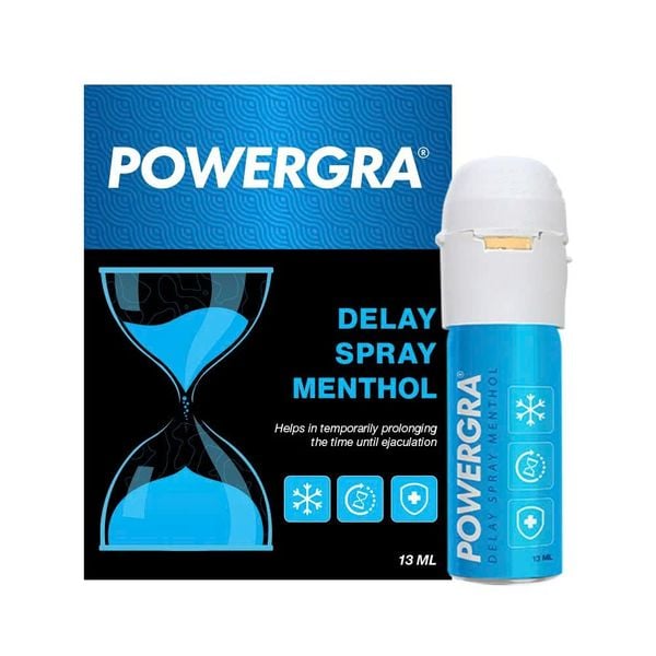  Chai xịt Mỹ Powergra Delay Spray Menthol kéo dài thời gian - Chai 13ml 