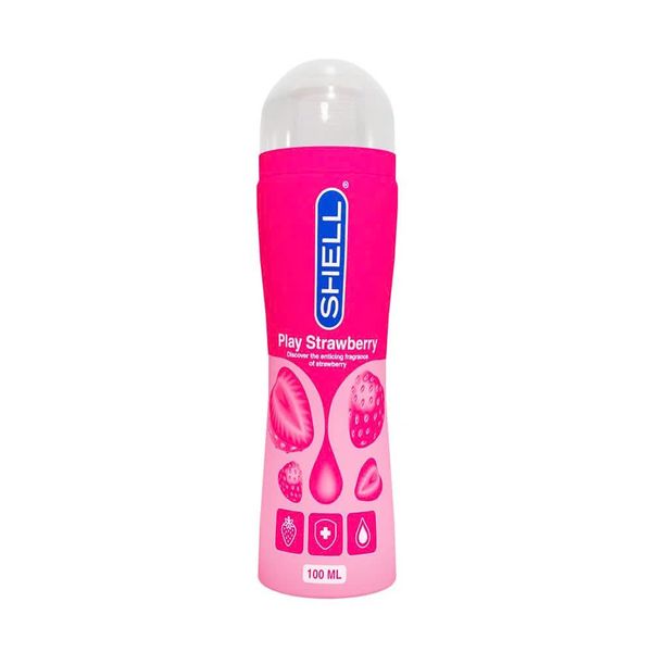  Gel bôi trơn hương dâu Shell Play Strawberry - Chai 100ml 