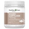  Healthy Care Shark Cartilage 750mg 200 Tablets 