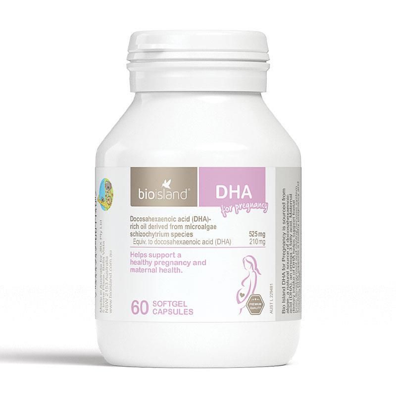  Bio Island DHA for Pregnancy 60 Softgel Capsules 