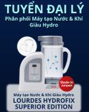  Máy Tạo Nước Hydrogen (H2F Nhật Bản) Lourdes Hydrofix Superior Edition 