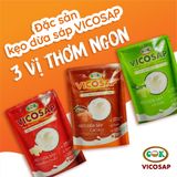  Kẹo Dừa Sáp Nguyên Chất 100g - VICOSAP ĐẶC SẢN TRÀ VINH 