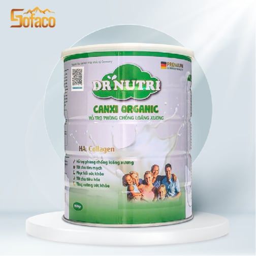  Sữa bột Dr. Nutri – Canxi Organic 900gr 