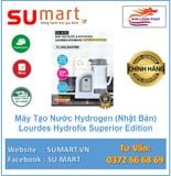  Máy Tạo Nước Hydrogen (H2F Nhật Bản) Lourdes Hydrofix Superior Edition 