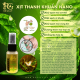  Xịt Thanh Khuẩn Nano Regaly - Khử mùi cơ thể, hôi nách 