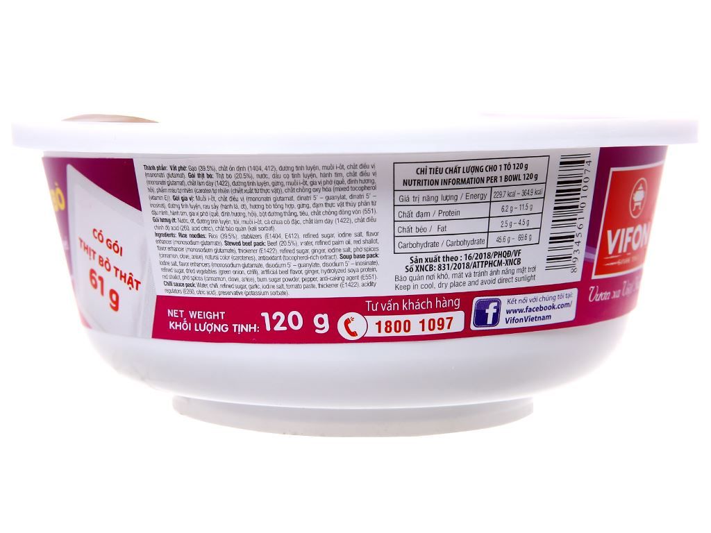 Phở thịt bò tô vifon – Lins Food Mart