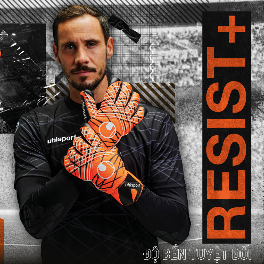 [Chuyên Cỏ Nhân Tạo] Găng Tay Uhlsport Super Resist + HN 101134201 Bền