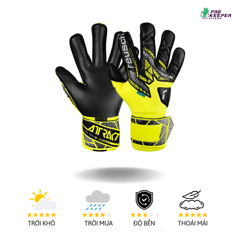 [Alisson Becker] Găng Tay Thủ Môn Reusch Attrakt Duo Evolution 5570055 2025