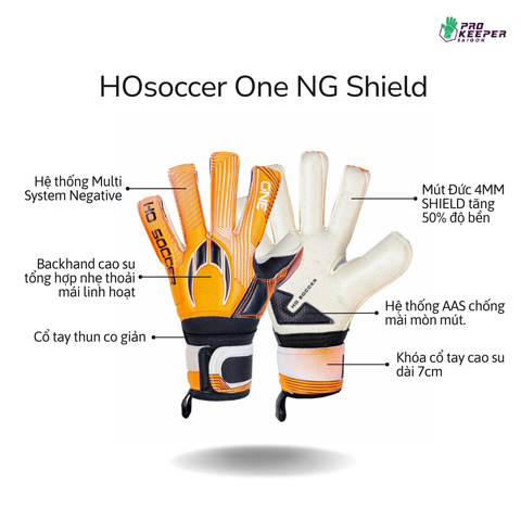 Găng Tay Thủ Môn HOsoccer Glove One NG Blade Shield
