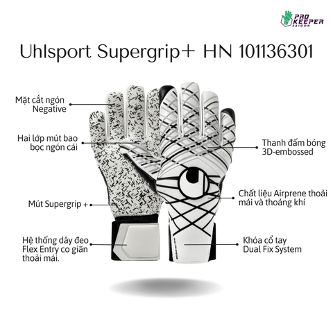 Găng Tay Thủ Môn Uhlsport Supergrip+ HN 101136301