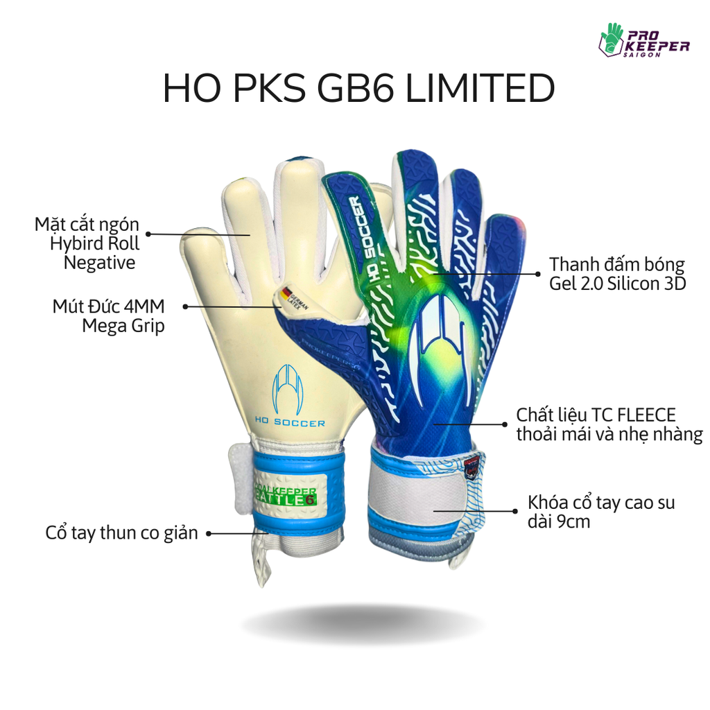 Găng Tay Thủ Môn HOsoccer PKS GB6 Limited Edition