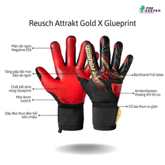 Găng Tay Thủ Môn Reusch Attrakt Gold X GluePrint 5570974 7075