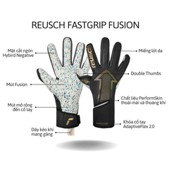 Găng Tay Thủ Môn Reusch Fastgrip Fusion 5570900
