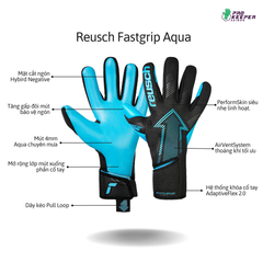 Găng Tay Thủ Môn Reusch Fastgrip Aqua 5570400 7736
