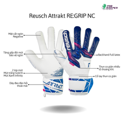 Găng Tay Thủ Môn Reusch Attrakt RE:GRIP NC 5570535 4310