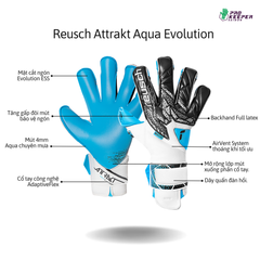Găng Tay Thủ Môn Reusch Attrakt Aqua Evolution