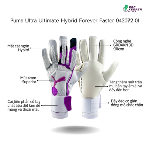 [Limited Edition] Găng Tay Thủ Môn PUMA ULTRA Ultimate Hybrid Forever Faster 042072 01