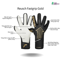 Găng Tay Thủ Môn Reusch Fastgrip Gold 5570100 7707